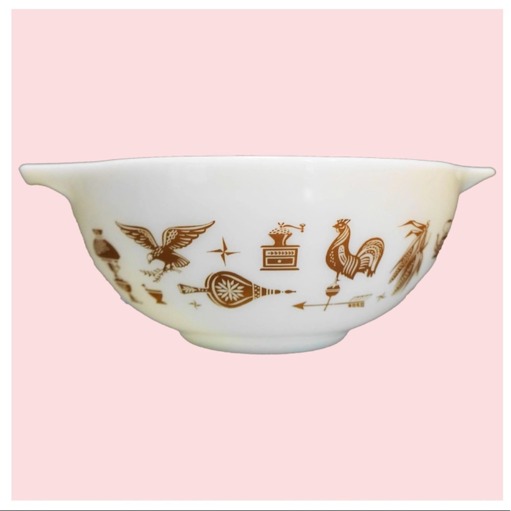 ❌Sold Vintage Pyrex Early American Cinderella Bowl - Picture 1 of 12